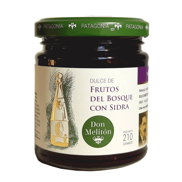 Dulce de frutos del bosque con sidra 210g