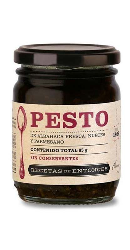 Pesto de Albahaca Genovese c/nuez-parmesano 12x85g