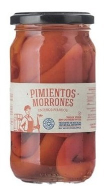 Pimientos morrones enteros Alcaraz 300g