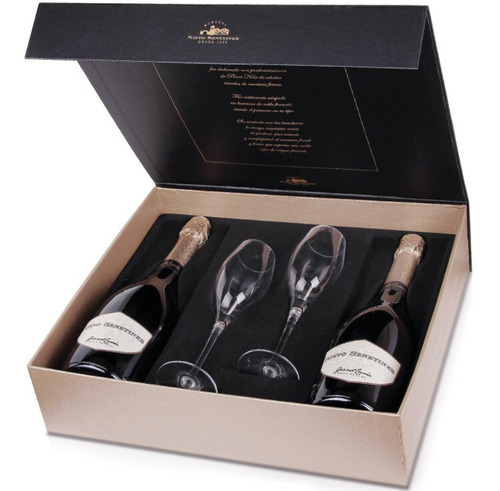 Estuche Champagne Nieto G.Cuvee - 2 botellas y 2 copas