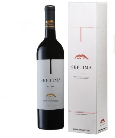 Estuche Septima Malbec x1 bot.