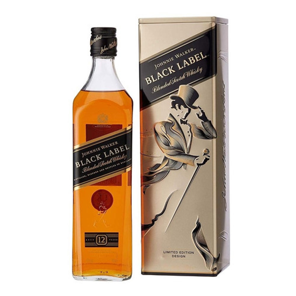 Johnnie Walker Black Label Lata Limited edition design 750cc