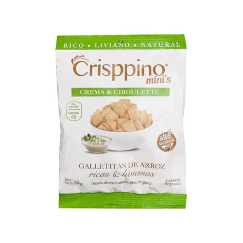 Crisppino sabor crema y ciboulette