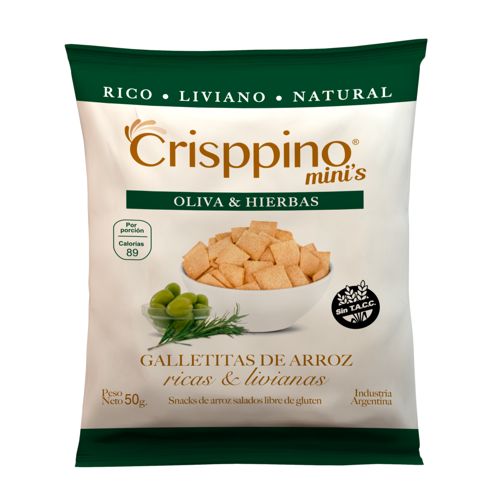 Crisppino sabor Oliva y hierbas 