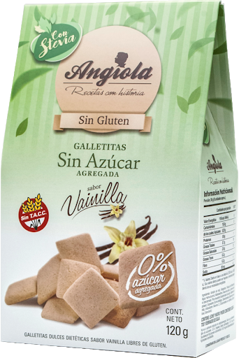 Galletitas Angiolia sabor vainilla