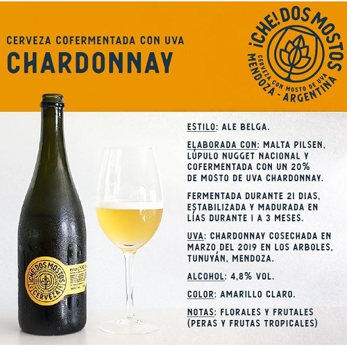 Cerveza che 2 mostos Chardonnay