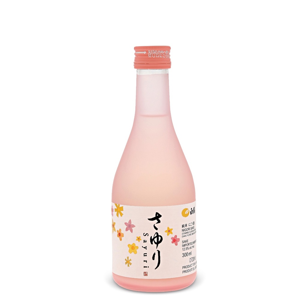 Hakutsuru Sayuri Nigori Sake Botella Rosa