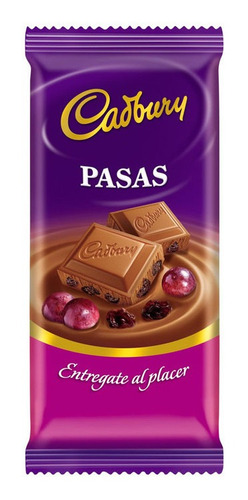 Chocolate Cardbury Pasas x160g