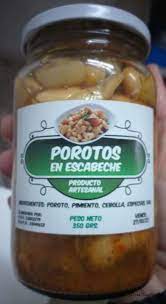 Porotos en Escabeche Producto Artesanal 350g