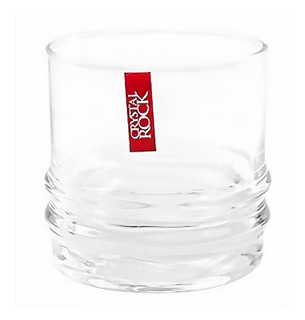 Vasos Whisky Anillados Cristal Rock