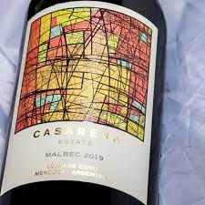 Estuche Violeta Casarena Estate Malbec + Copa Rona Eslovaquia 650