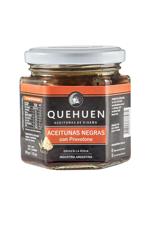 Aceitunas Negras Con Provolone Quehuen