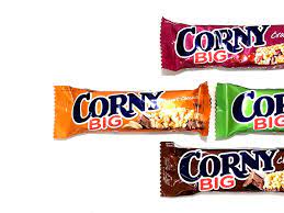 Barra de cereal importada sabor varios Corny Big