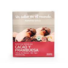 Galletitas un sabor en el mundo Cacao y Frambuesa