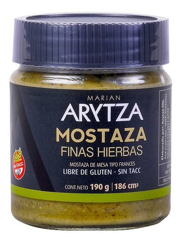 Mostaza Finas hierbas sin tacc