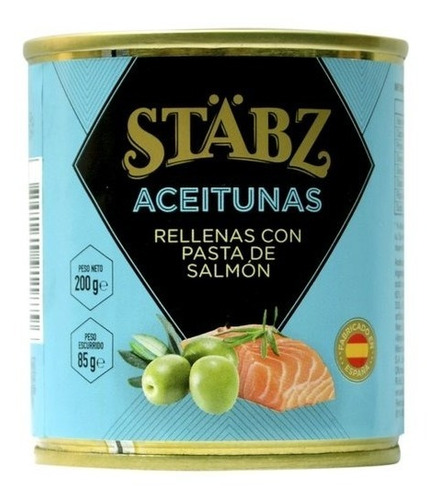 Aceitunas rellenas c/pasta de salmón