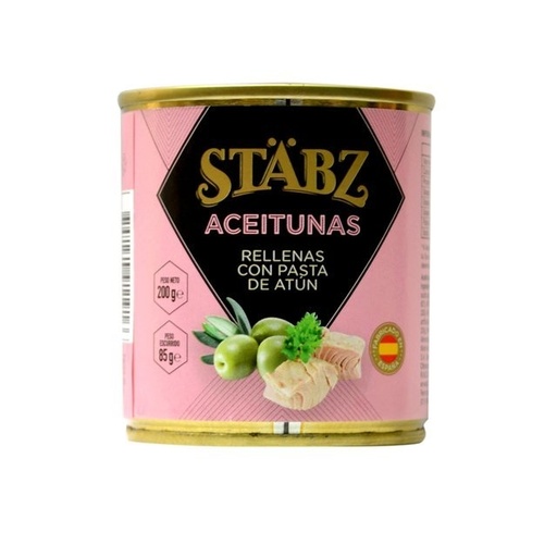 Aceitunas rellenas c/pasta de atún 200g