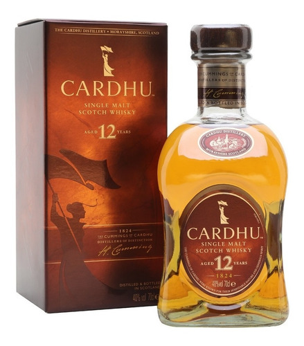 Estuche Whisky Cardhu 12 años Single Malt