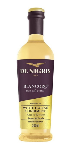 Biancoro white Italian Condiment De Nigris