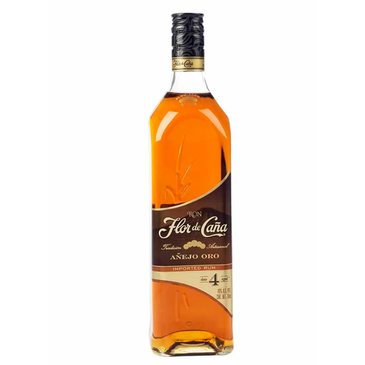 Flor de Caña Oro 4 años 