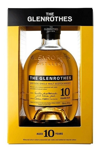 Estuche Whisky The Glenrothes 10 Years Old