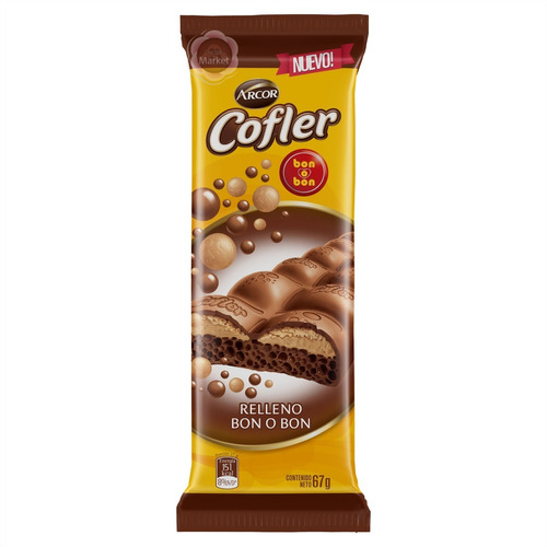 Chocolate Cofler Aireado Bonobon x67g