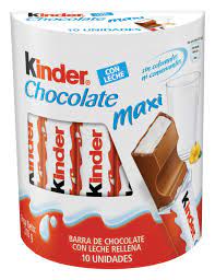 Chocolate Kinder Maxi 10 unidades