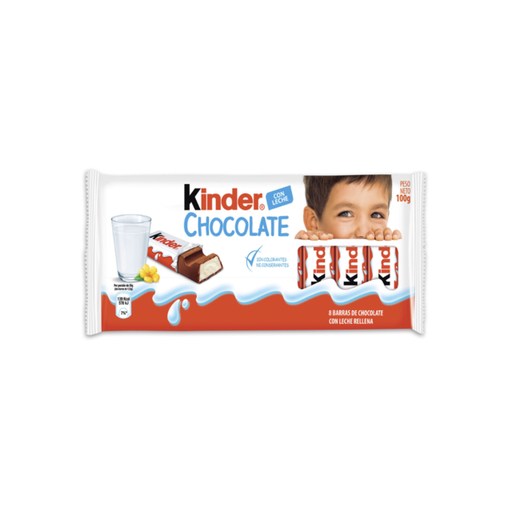 Chocolate Kinder x 8 barritas