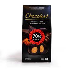 Chocolart Almendras Con Chocolate Amargo 70% Cacao