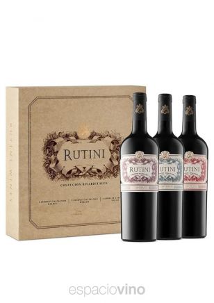 Estuche Rutini Coleccion BiVarietales x3 Botellas