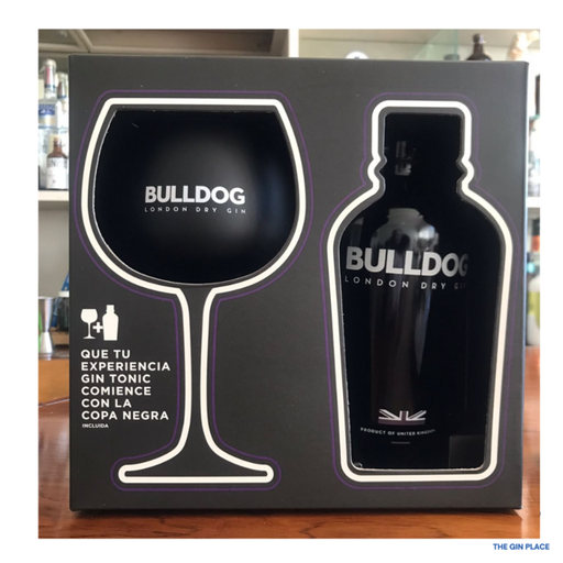 Estuche Gin BullDog + Copa 