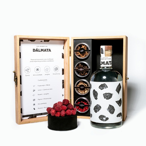 Kit Classic Gin Dálmata en Cofre Madera