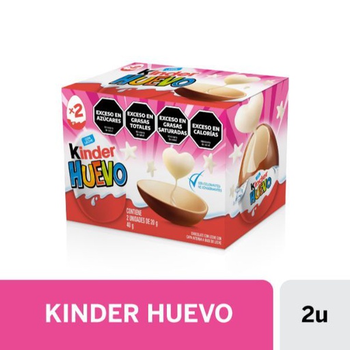 Huevo Kinder x2 Sorpresa Niña